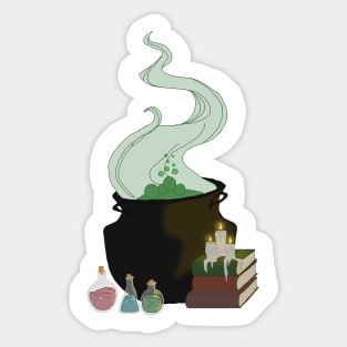 Smoking Cauldron Sticker